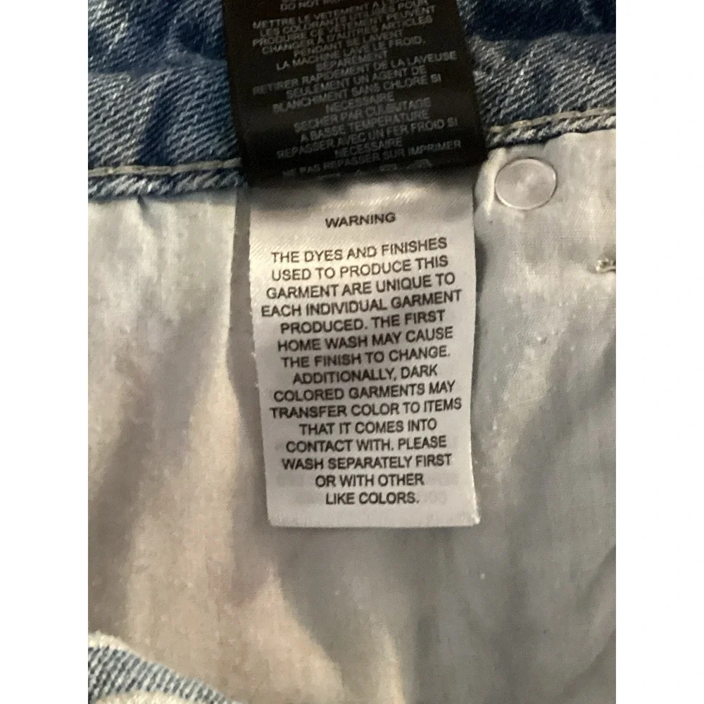 Ninth Hall Ambush Jeans Mens 28 Embroidered Dragon, Blue Denim 90's - Picture 12 of 12